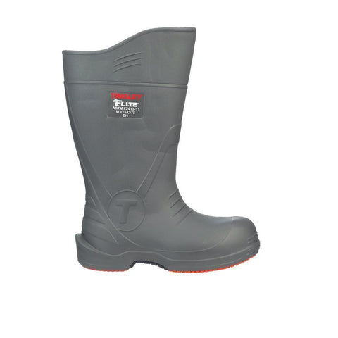Tingley Premier G2 Safety Boots - 15" Brick Red PVC Boots With Composite Toe, Waterproof & Chemical Resistant