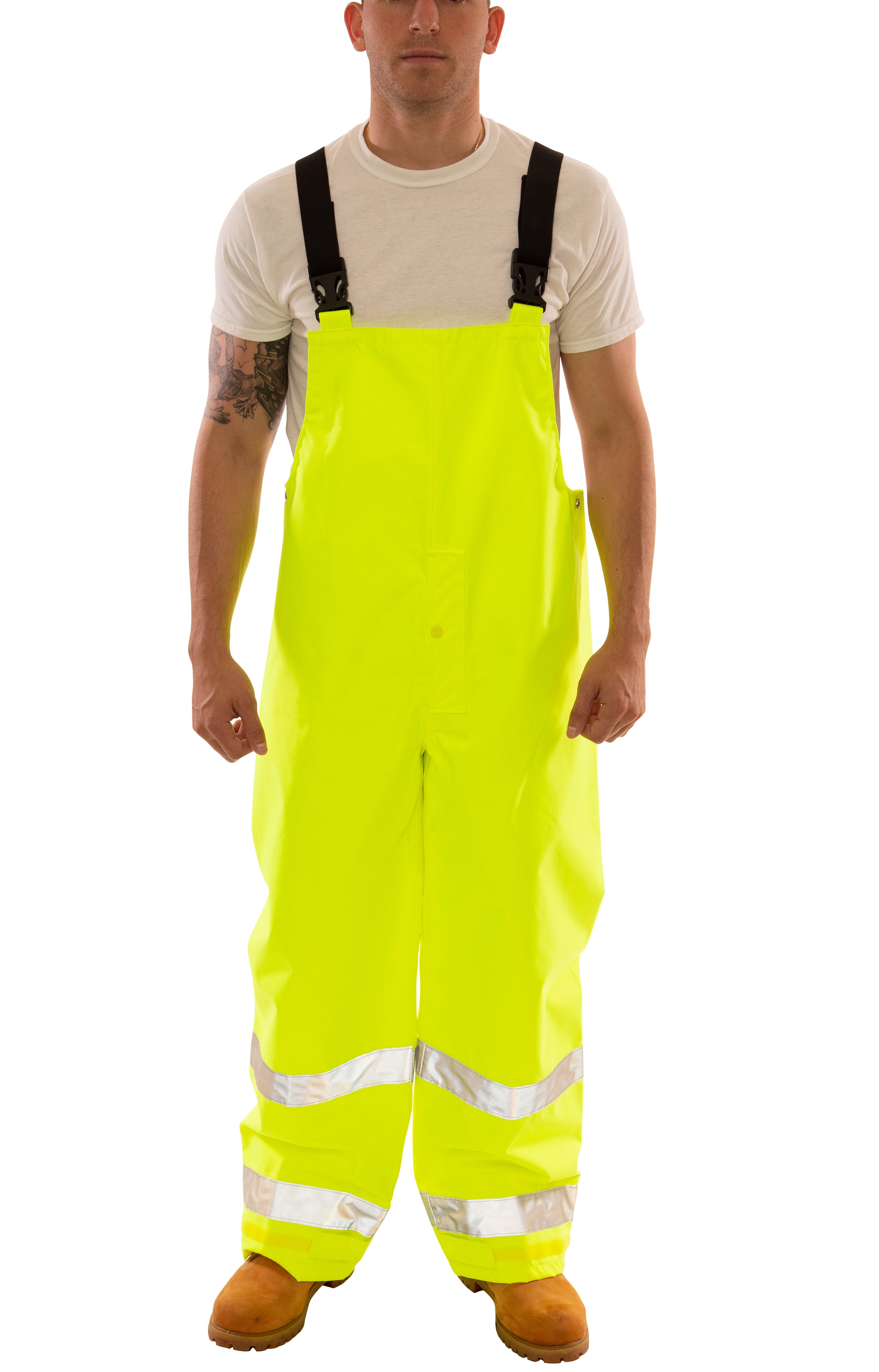 Icon Overalls, Fluorescent Yellow-Green, 2XL