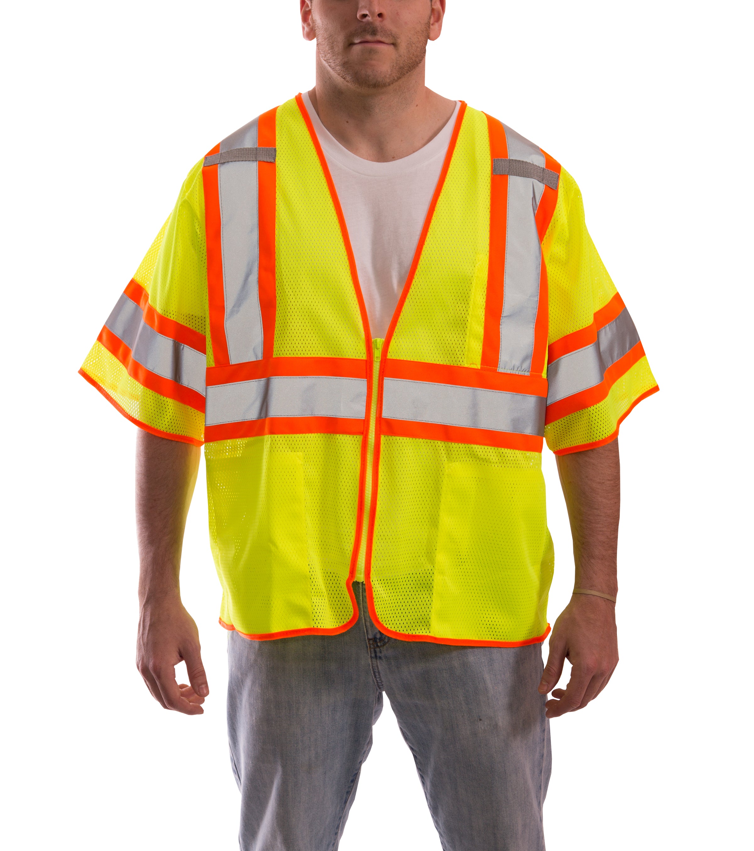 Job Sight Class 3 Two-Tone Mesh Vest– Tingley