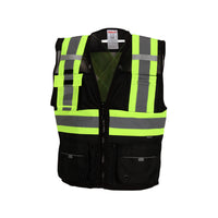 Class 1 Heavy Duty X-Back Surveyor Vest