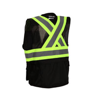 Class 1 Heavy Duty X-Back Surveyor Vest