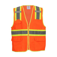 Job Sight Class 2 Two-Tone Surveyor Vest
